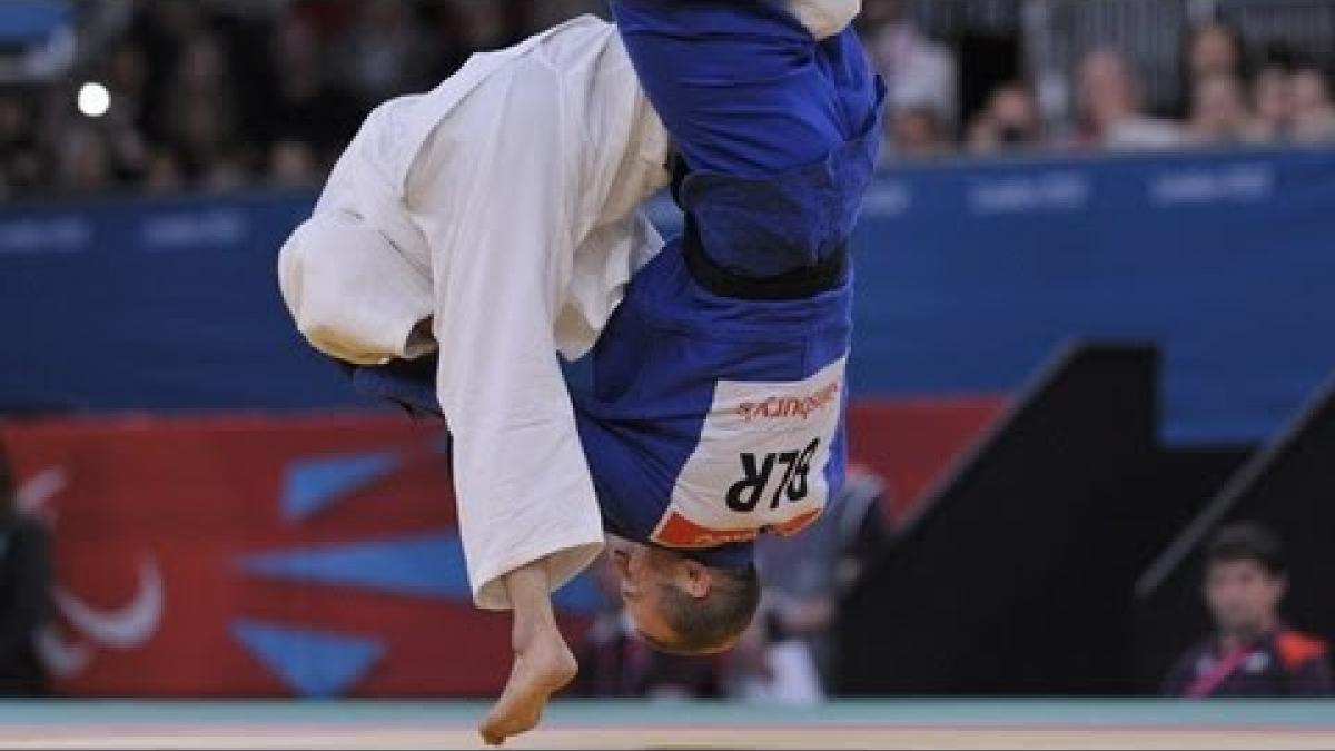 Judo - Men - 73 kg Preliminary Round of 16  - 2012 London Paralympic Games