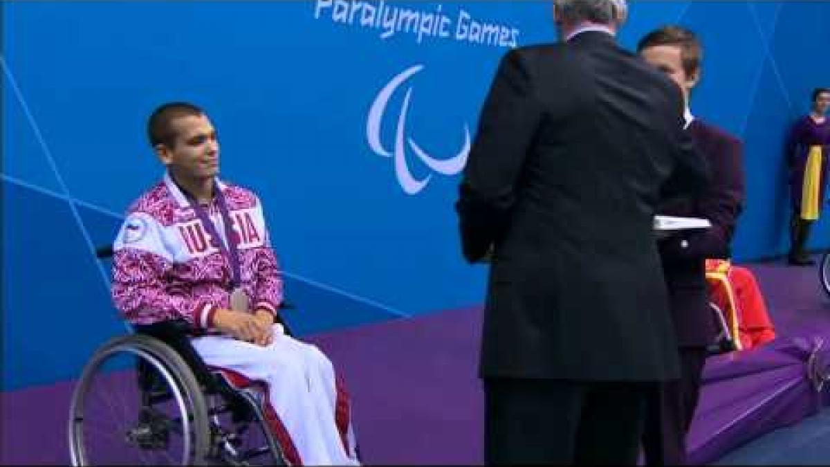 Swimming - Men's 100m Freestyle - S2 Victory Ceremony - London 2012 Paralympic Games