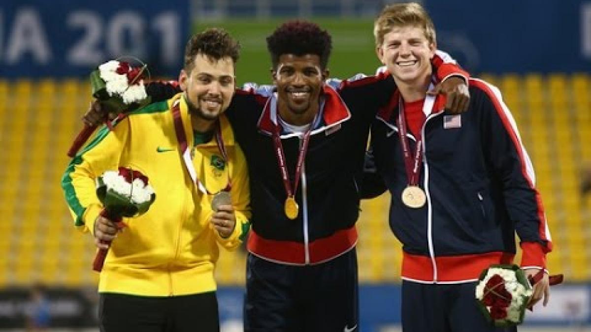 Men's 200m T44 | Victory Ceremony |  2015 IPC Athletics World Championships Doha