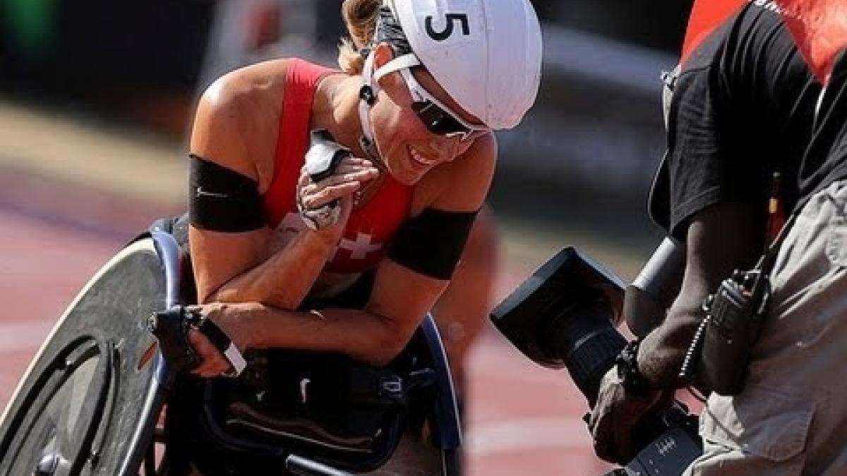 Athletics -  women's 400m T54 final  - 2013 IPC Athletics World Championships, Lyon