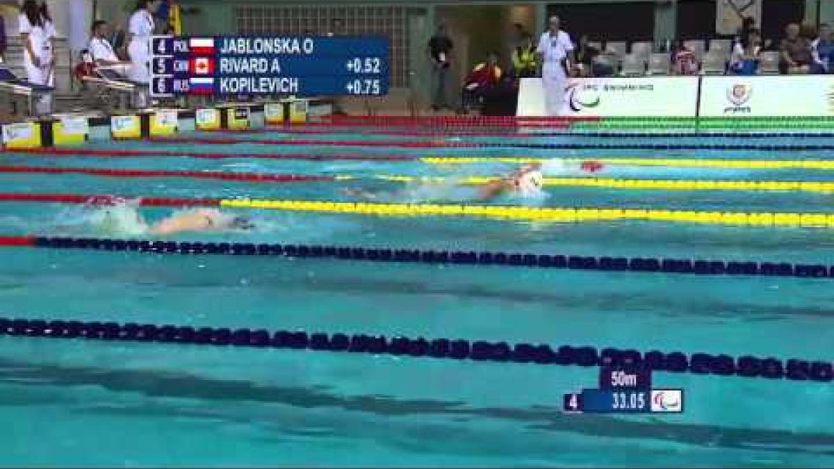 Women's 100m Butterfly S10 | Heat 2 | 2016 IPC Swimming European Open Championships Funchal