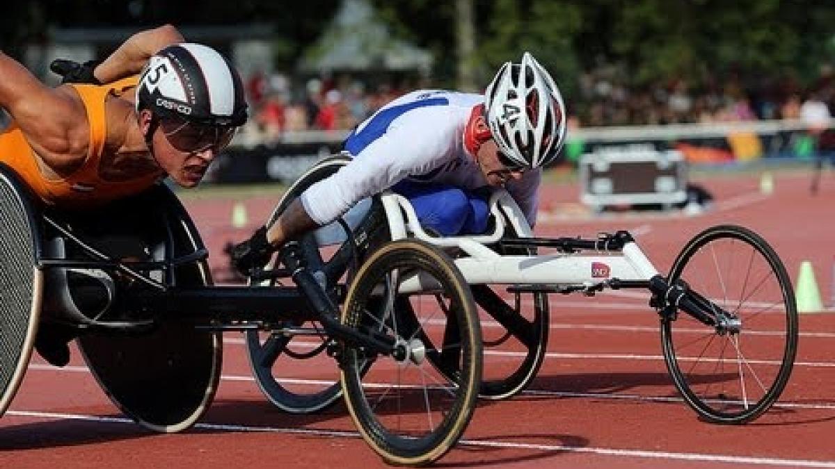 Athletics - men's 200m T34 semifinal 1 - 2013 IPC Athletics World Championships, Lyon