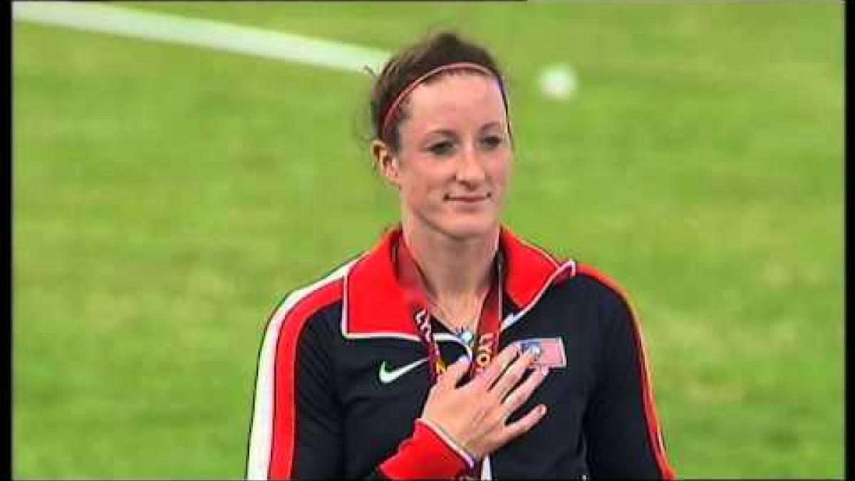 Athletics - women's 5000m T54 Medal Ceremony - 2013 IPC Athletics World Championships, Lyon