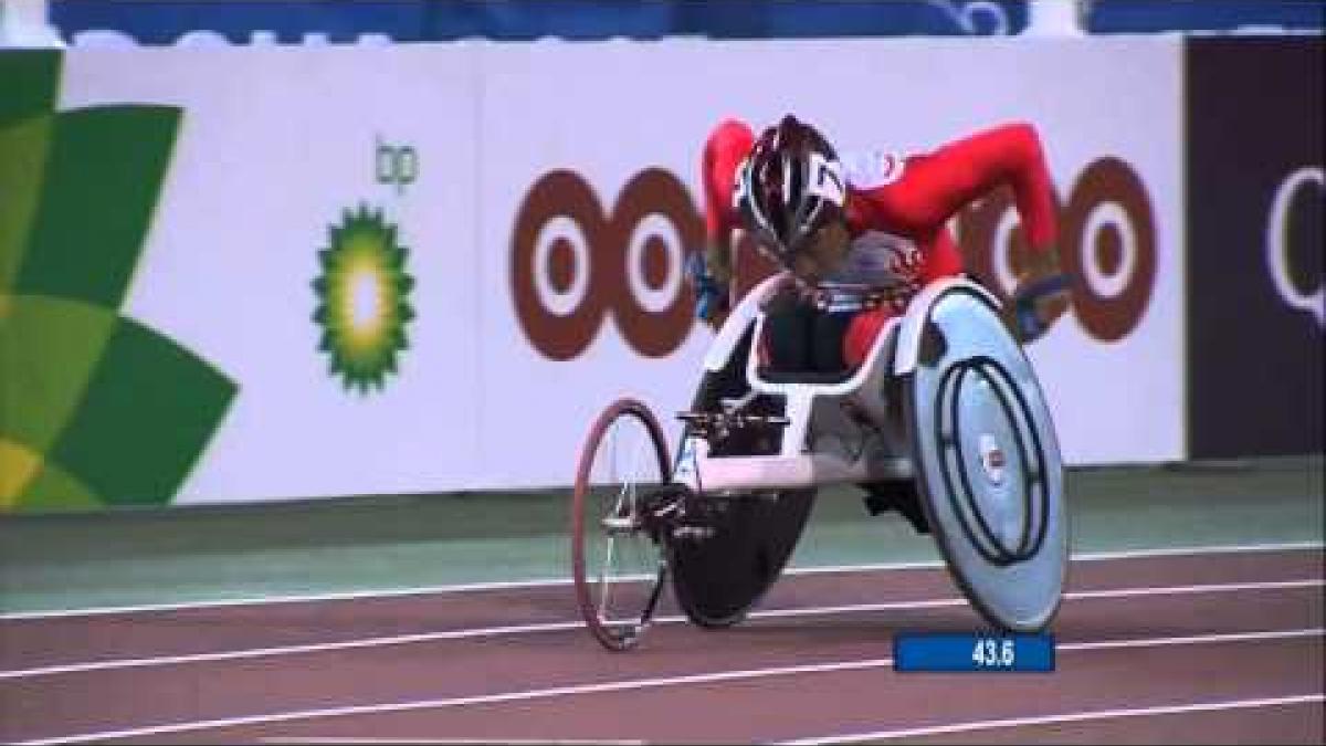 Men's 400m T52 | heat 1 |  2015 IPC Athletics World Championships Doha