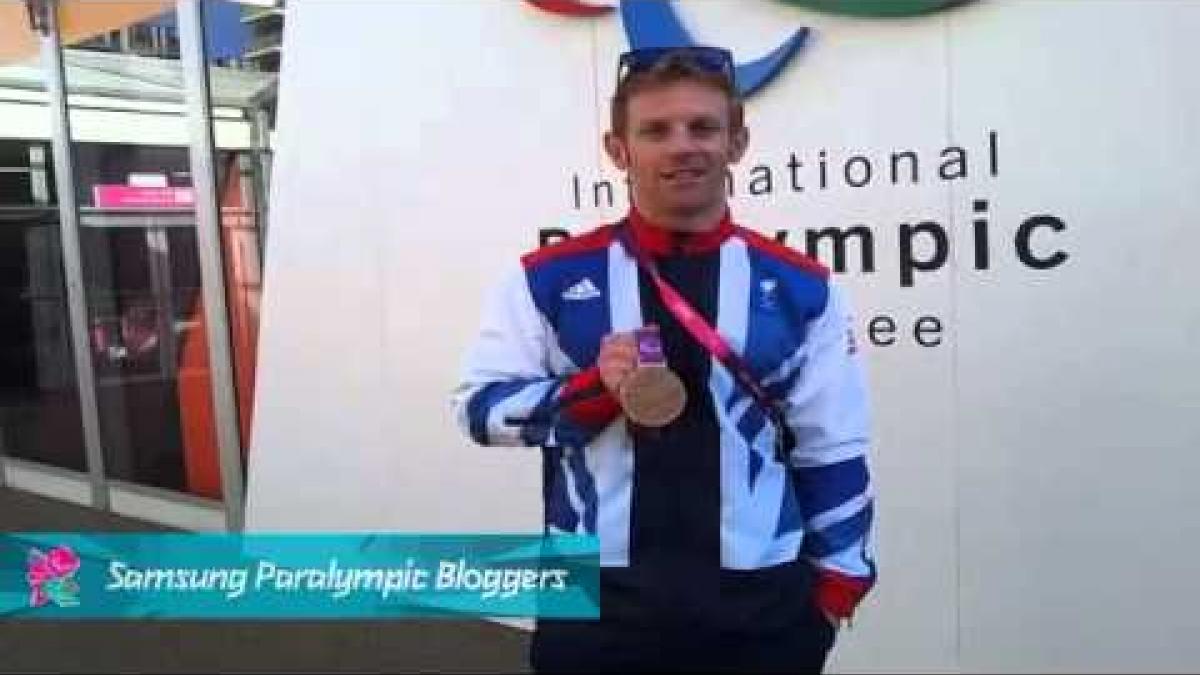 Samsung Blogger - GB's Jody Cundy on winning Bronze, Paralympics 2012