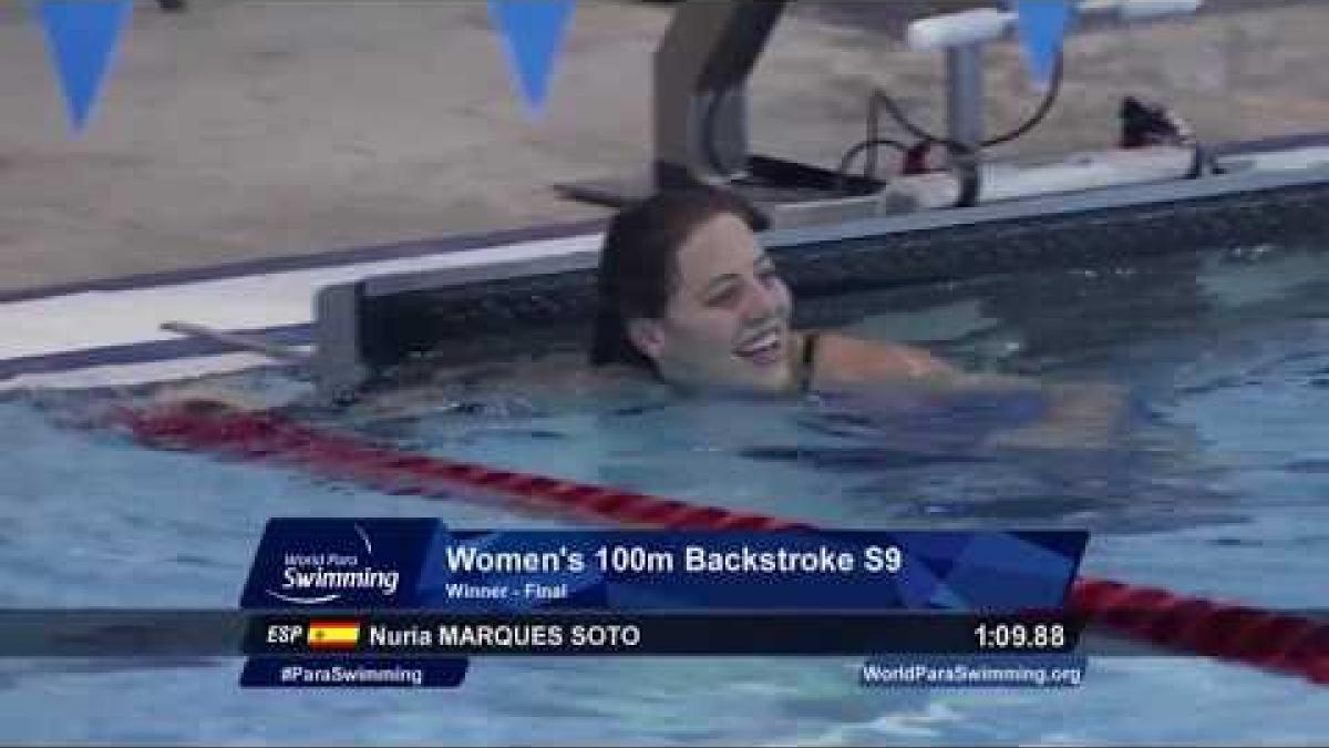 Women&#039;s 100 m Backstroke S9 | Final | Mexico City 2017 World Para Swimming Championships