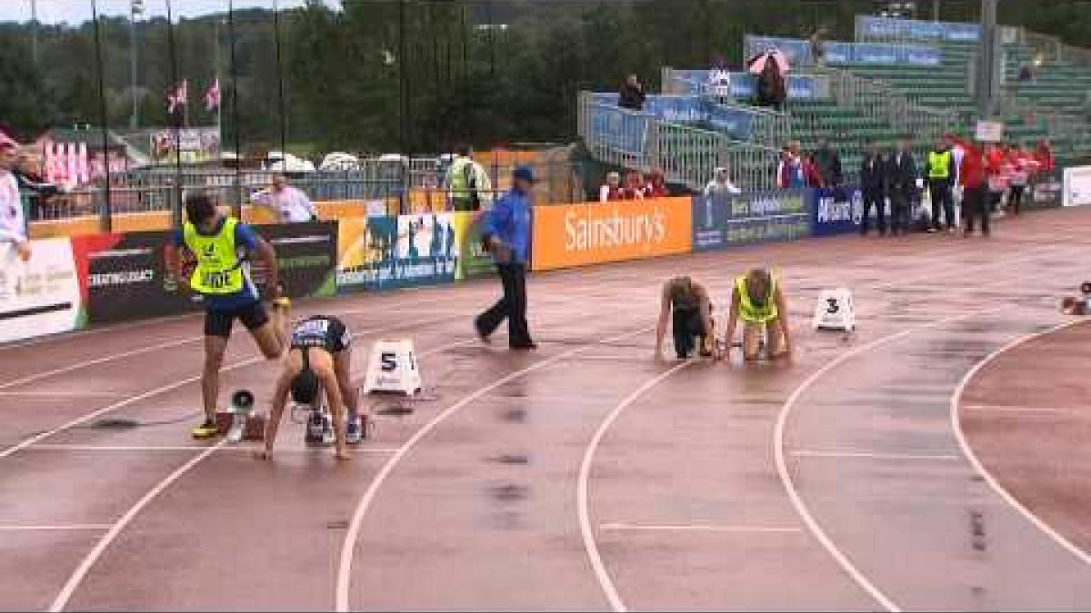 Women's 200m T11 | semi-final 1 | 2014 IPC Athletics European Championships Swansea