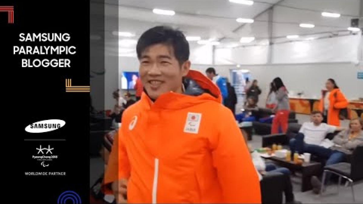 Hideki Arai | Medal Ceremony | Samsung Paralympic Bloggers 2018