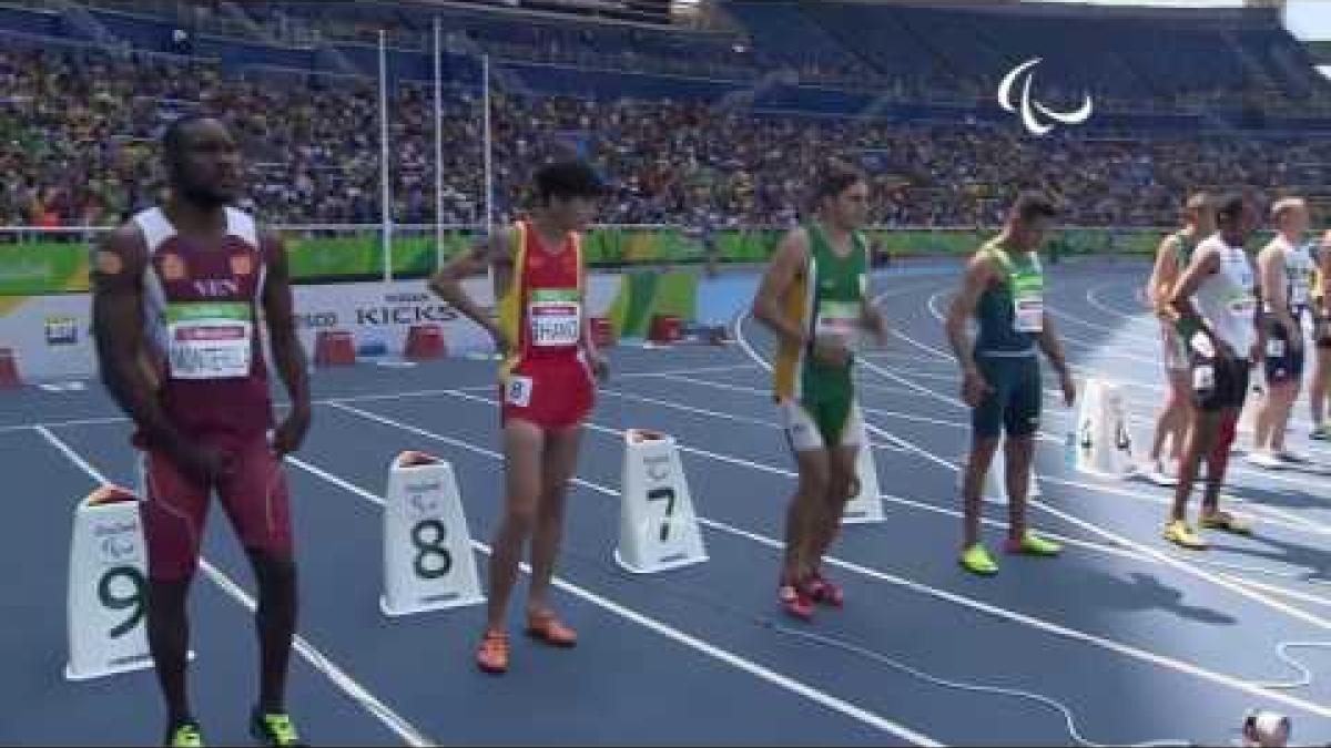 Athletics | Men's 100m - T37 Final | Rio 2016 Paralympic Games