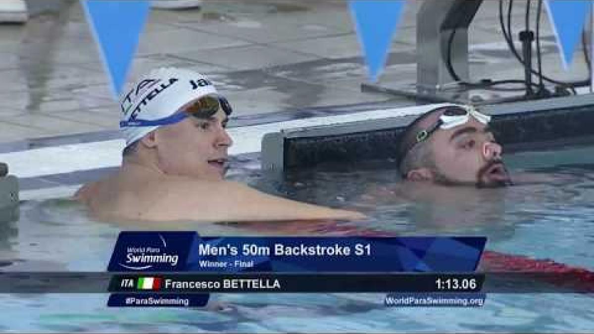 Men's 50 m Backstroke S1  | Final | Mexico City 2017 World Para Swimming Championships