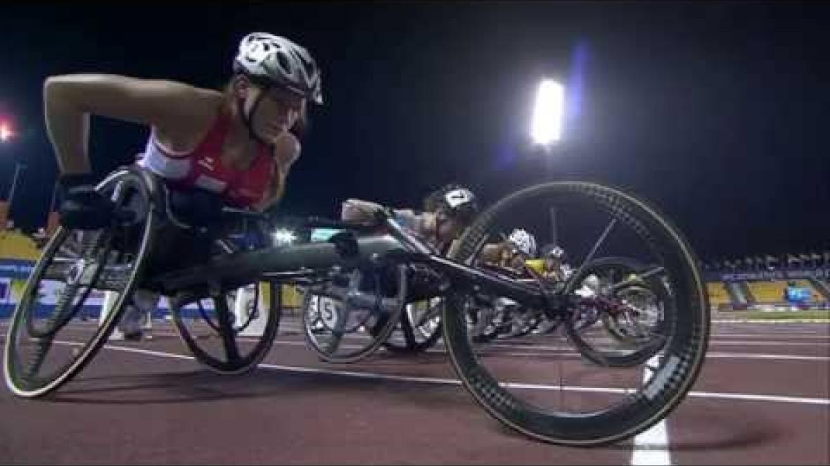 Women's 100m T53 | final |  2015 IPC Athletics World Championships Doha