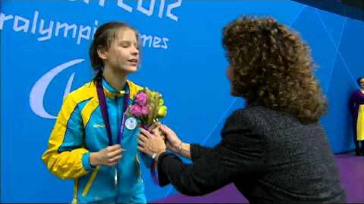 Swimming - Women's 100m Breaststroke - SB6 Victory Ceremony - London 2012 Paralympic Games