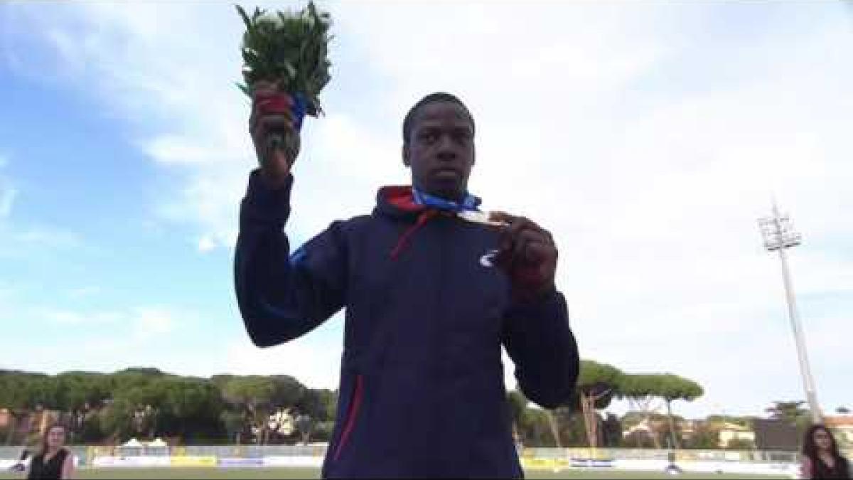 Men's 400 m  T20 | Victory Ceremony | 2016 IPC Athletics European Championships Grosseto