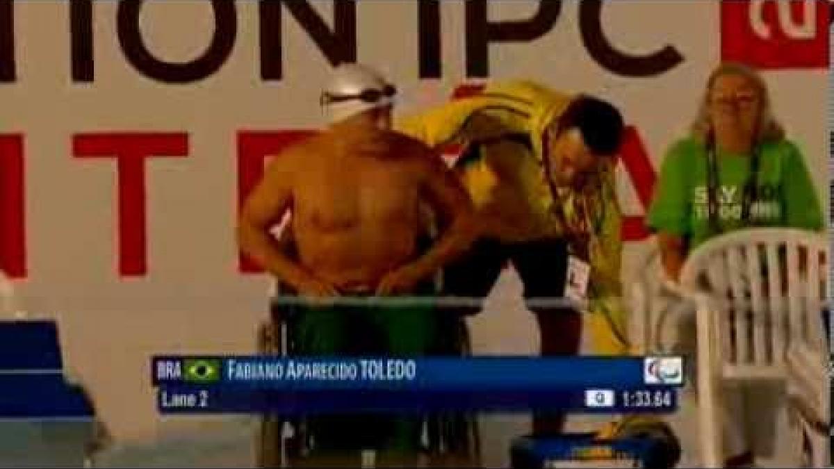 Swimming - men's 100m breaststroke SB6  - 2013 IPC Swimming World Championships Montreal