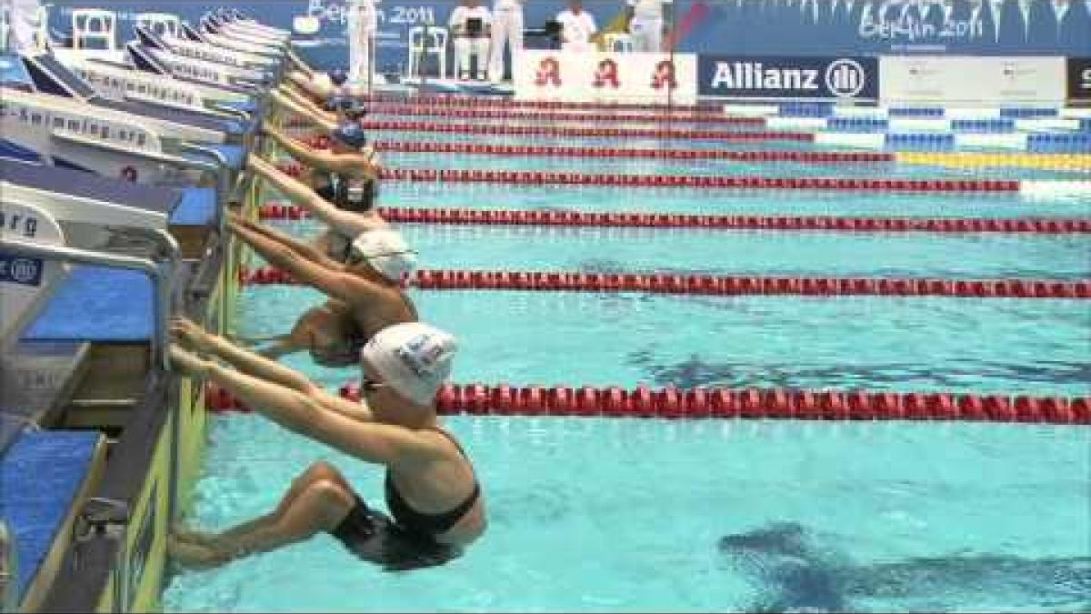 Women&#039;s 100m Backstroke S10 - 2011 IPC Swimming European Championships