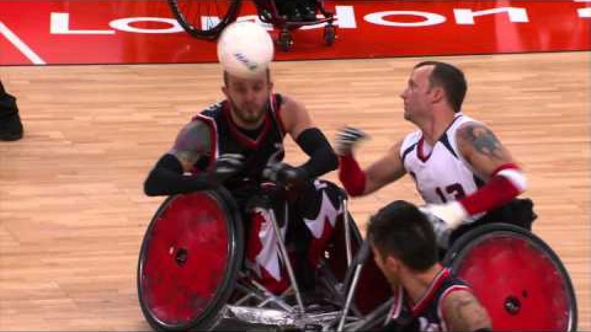 No. 5 Moment of Year: Canada upsets USA in whelchair rugby semi finals at London 2012