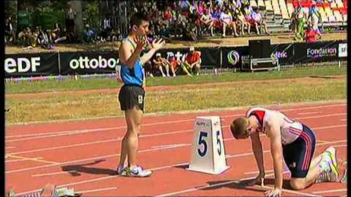 Athletics - men's 200m T36 final - 2013 IPC Athletics World Championships, Lyon