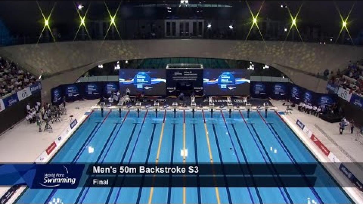 Men's 50m Backstroke S3 Final | London 2019