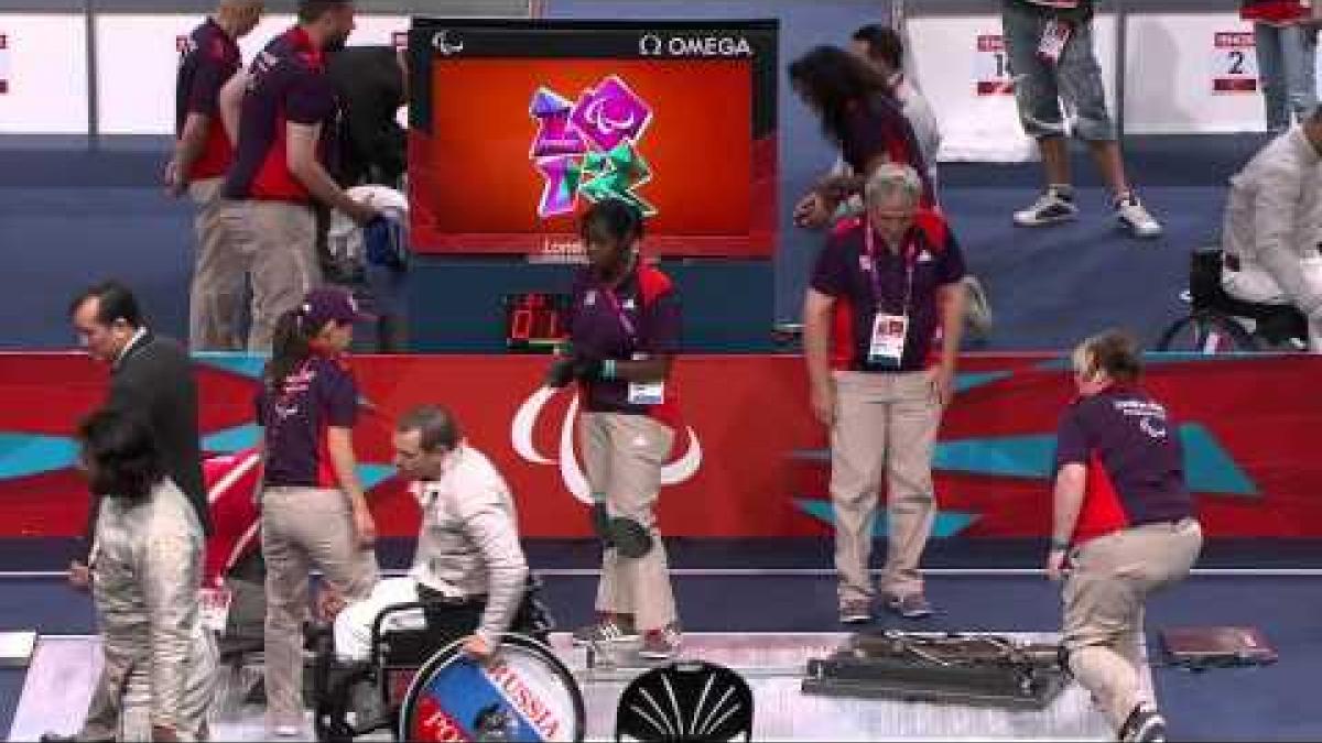 Wheelchair Fencing   Men's Ind  Sabre   Cat  A Prelim  Pool C   London 2012 Paralympic Games
