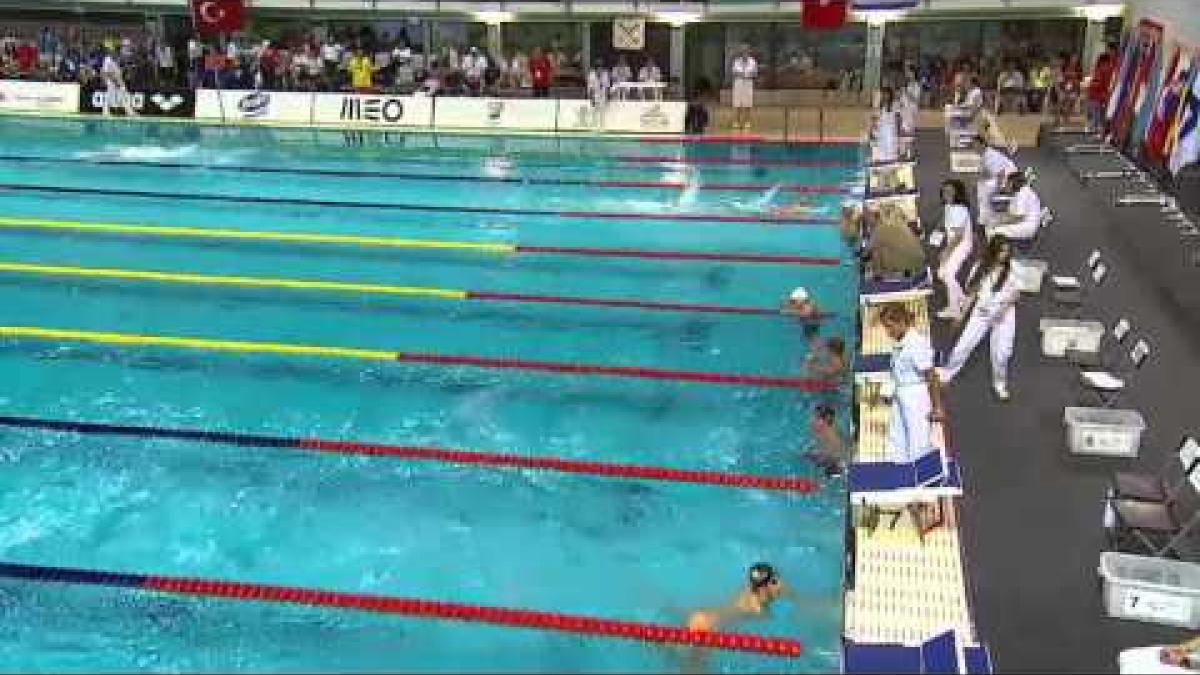 Men's 100m Butterfly S8 | Heat 2 | 2016 IPC Swimming European Open Championships Funchal