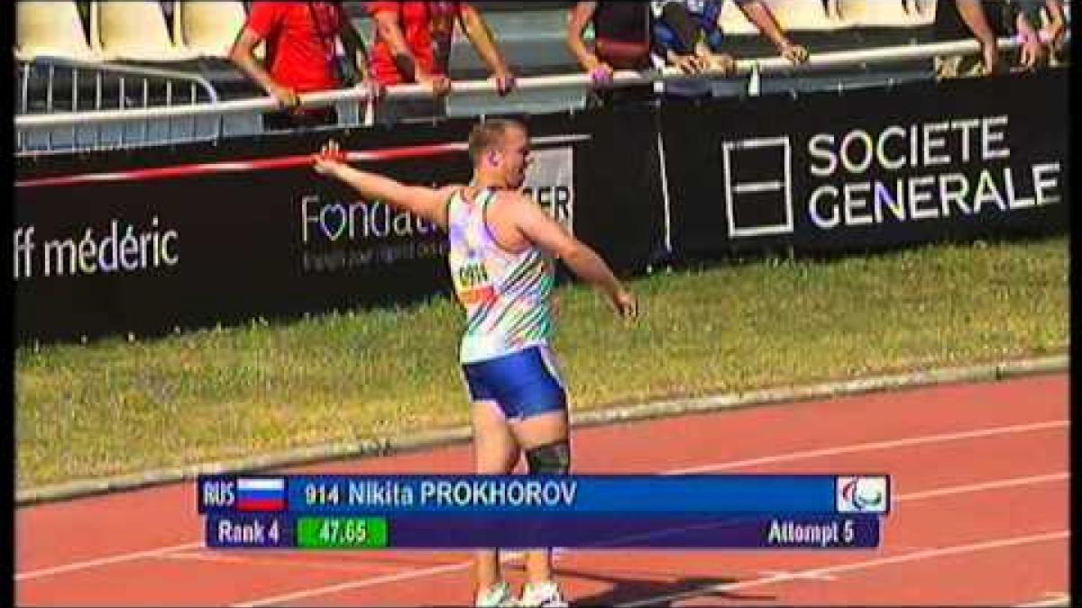 Athletics - Men's Javelin Throw - F46 Final - 2013 IPC Athletics World Championships, Lyon