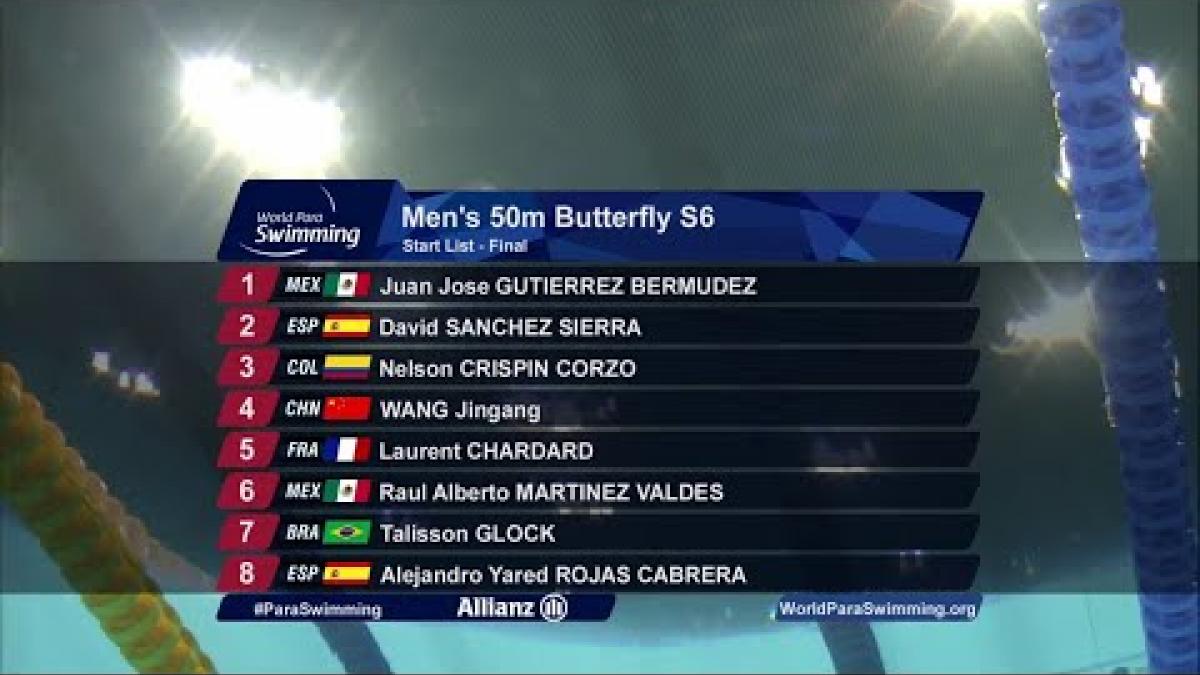 Men's 50m Butterfly S6 Final | London 2019