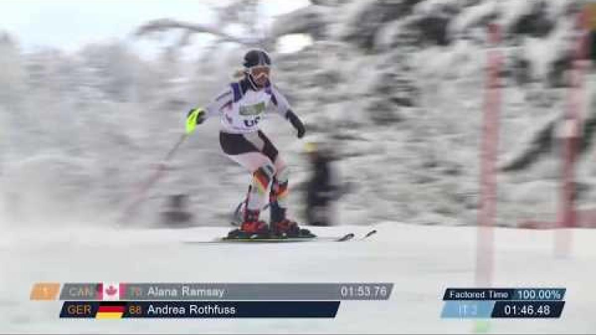 Andrea Rothfuss | Slalom Standing Run 2 | 2019 WPAS Championships