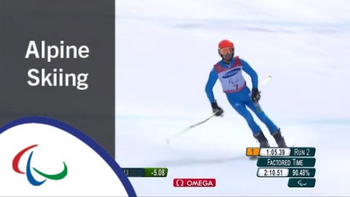 Giacomo BERTAGNOLLI|Men's Giant Slalom Runs 1&2|AlpineSkiing|PyeongChang2018 Paralympic Winter Games