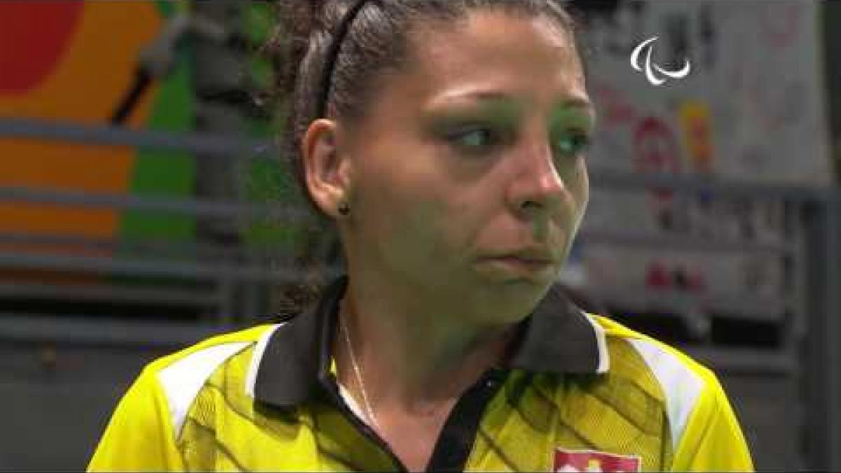 Table Tennis | Women&#039;s Singles - Class 6 Group B | Rio 2016 Paralympic Games