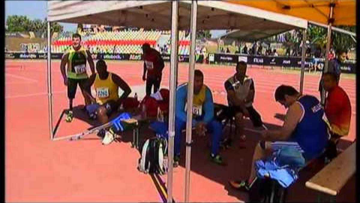 Athletics - Casper Schuttle - men's discus throw F42 final - 2013 IPC Athletics World C...