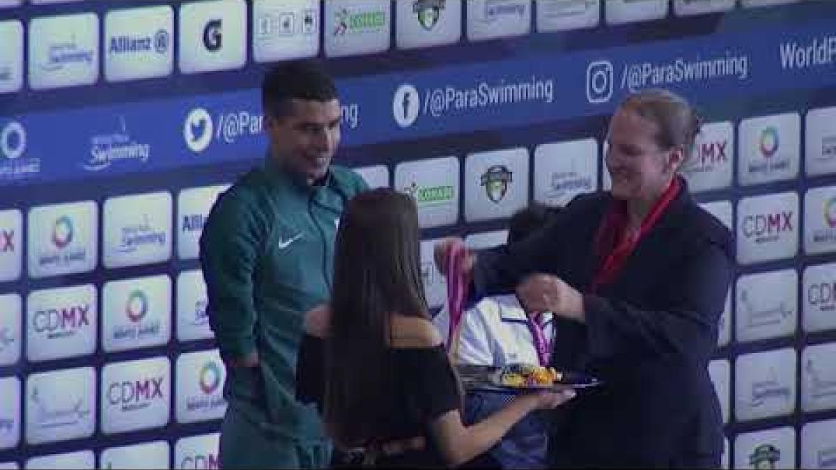 Men's 100m Freestyle S1-5 Medal Ceremony | Mexico City 2017 World Para Swimming Championships