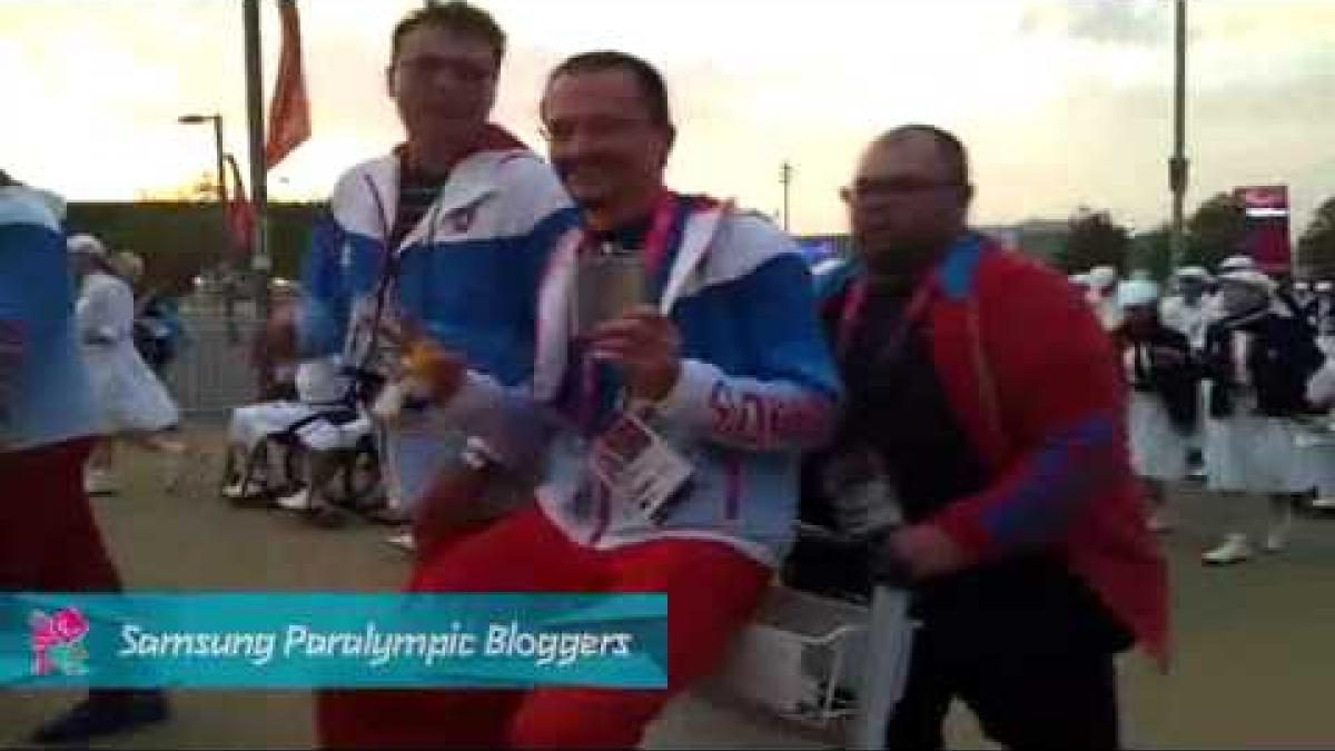 IPC Blogger - Slovakia take a shopping trolley, Paralympics 2012