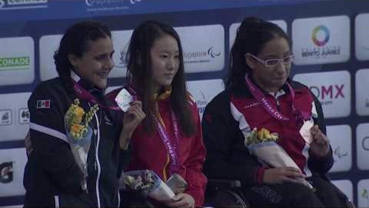 Women's 400m Freestyle S6 Medal Ceremony
