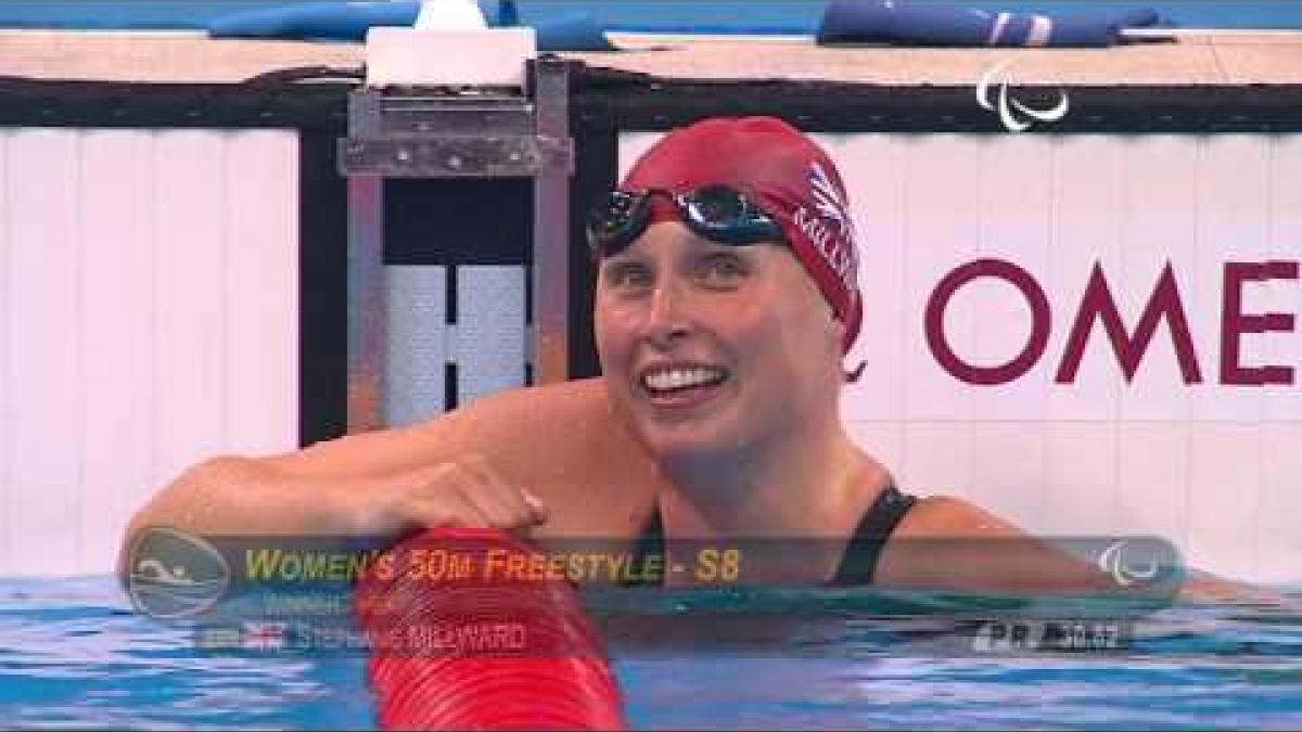 Swimming | Women's 50m freestyle S8 heat 1 | Rio Paralympic Games 2016