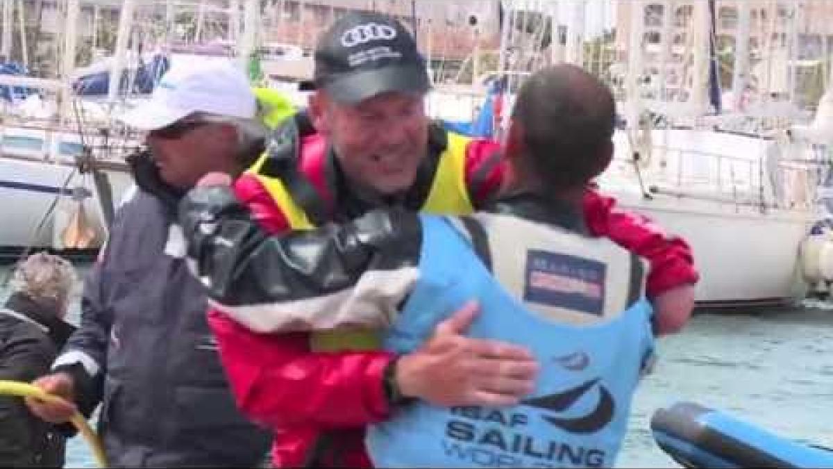 Germany's Heiko Kroeger sails to gold in Hyeres, Great Britain wins sonar