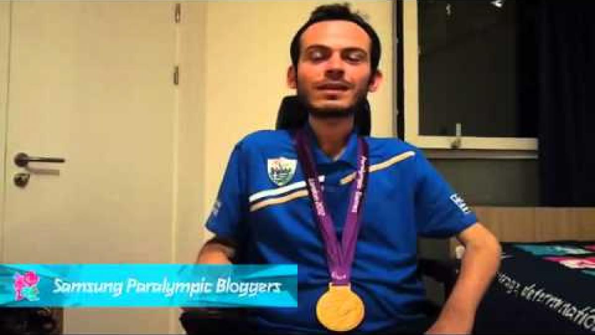Grigoris Polychronidis - Gold for Greece in Boccia!!!, Paralympics 2012