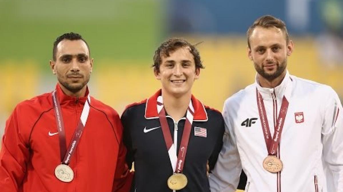 Men's high jump T42 | Victory Ceremony |  2015 IPC Athletics World Championships Doha