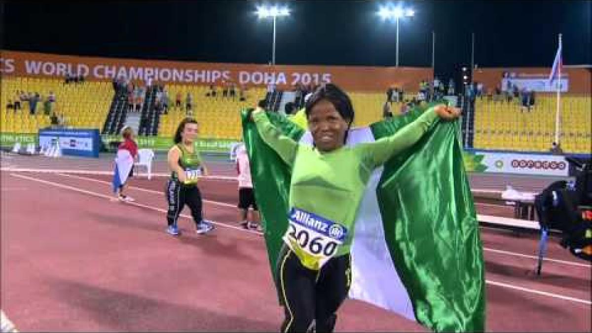 Women's shot put F40 | final |  2015 IPC Athletics World Championships Doha