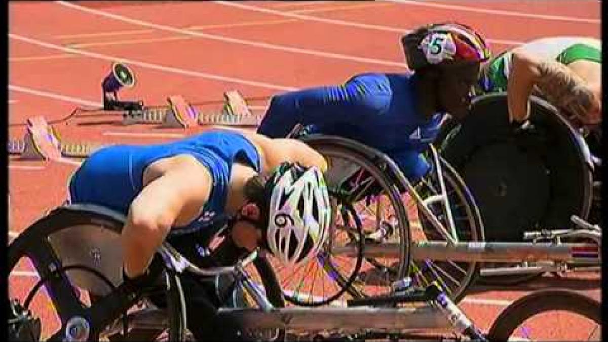 Athletics - Men's 100m T54 semifinal 2 - 2013 IPC Athletics World Championships, Lyon