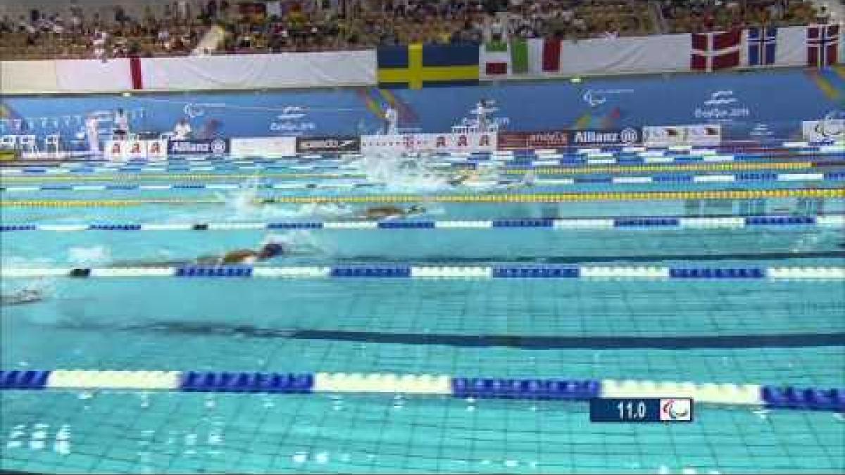 Women&#039;s 100m Freestyle S11 - 2011 IPC Swimming European Championships