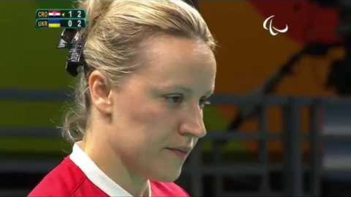 Table Tennis | Croatia v Ukraine | Women's Singles- Class 6 Semifinal 1| Rio 2016 Paralympic Games