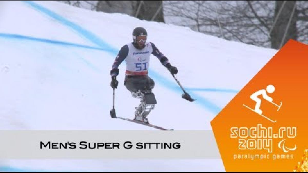 Men&#039;s Super-G sitting | Alpine skiing | Sochi 2014 Paralympics Winter Games