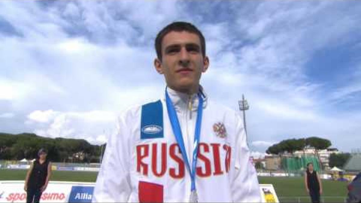 Men's 200 m T35 | Victory Ceremony | 2016 IPC Athletics European Championships Grosseto