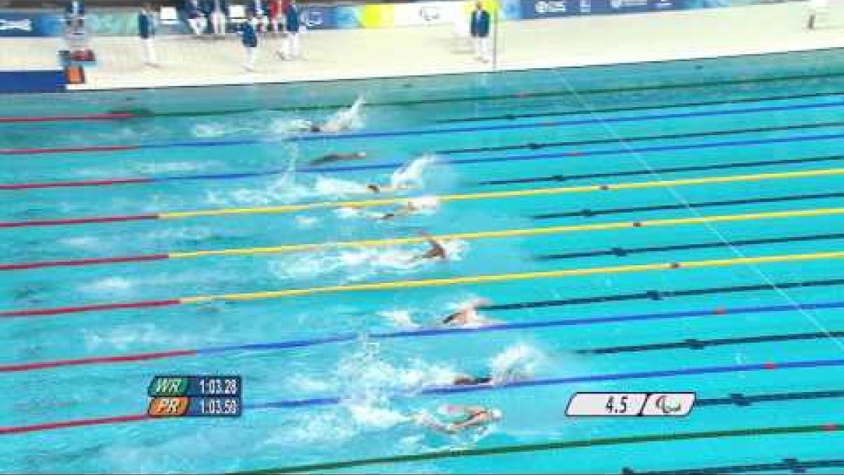 Swimming Men&#039;s 100m Butterfly S11 - Beijing 2008 Paralympic Games