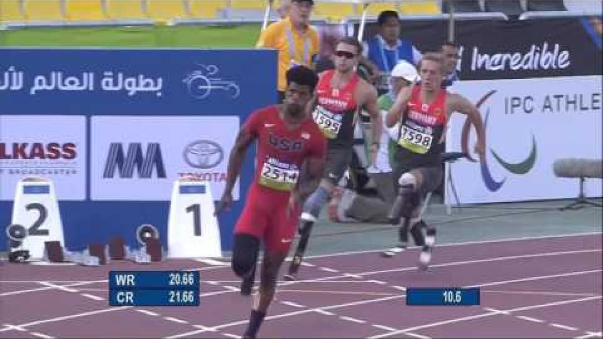 Men's 200m T44 | final | 2015 IPC Athletics World Championships Doha