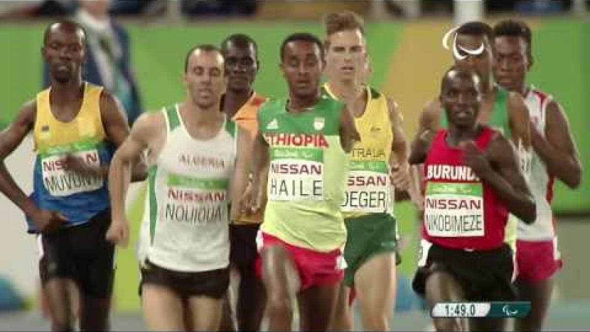 Athletics | Men's 1500m - T46 Final | Rio 2016 Paralympic Games