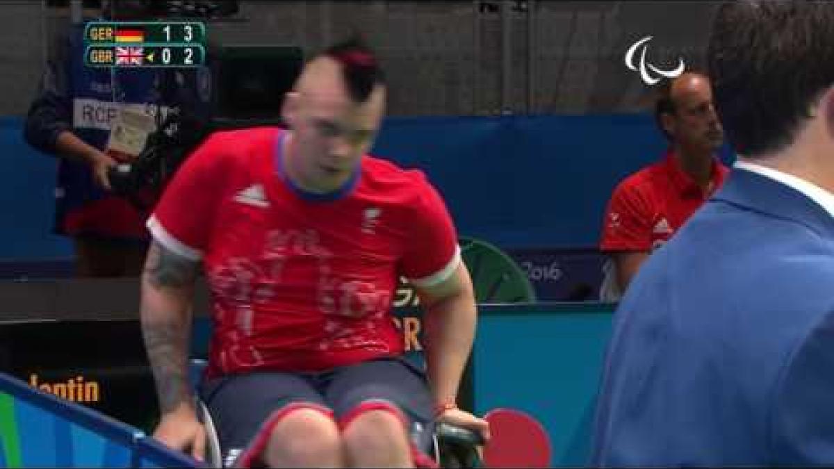 Table Tennis | GBR x GER | Men's Singles Class 5 | Rio 2016 Paralympic games