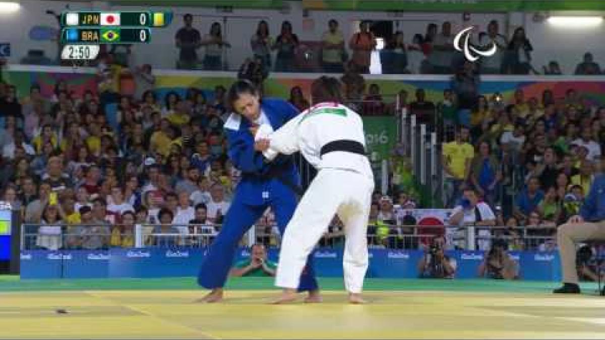 Judo | Japan vs Brazil | Women's -57kg Semi-final | Rio 2016 Paralympic Games