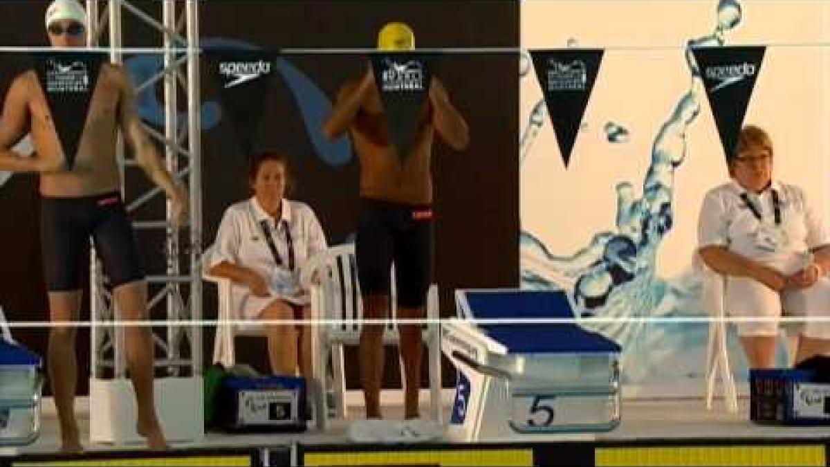 Swimming - Men's 100m freestyle S10 final - 2013 IPC Swimming World Championships Montreal