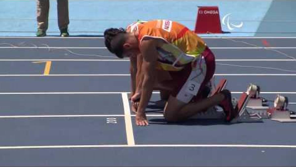 Athletics | Women's 200m - T11 Round 1 Heat 1 | Rio 2016 Paralympic Games